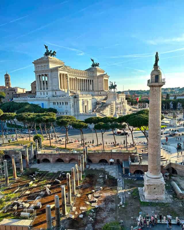 Loggia panoramica sui Fori Imperiali