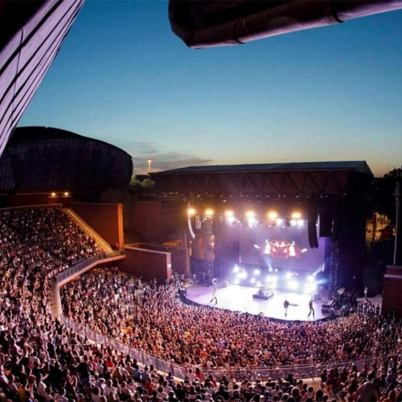 Spazio Risonanze amphitheater for immersive experiential event design and corporate productions.