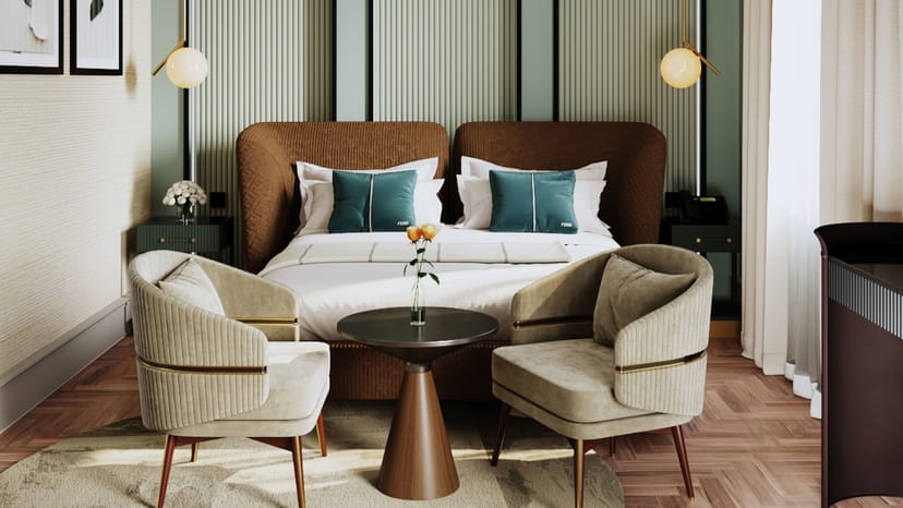 Luxury boutique restaurant at Je Rome Hotel for executive meetings and VIP hospitality.