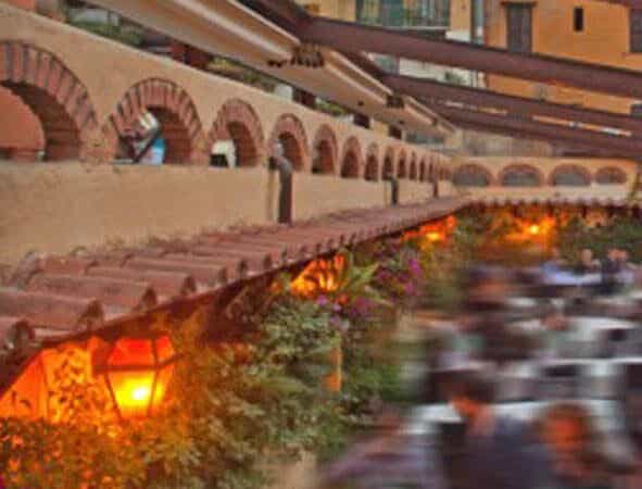 Antica Pesa Roma rustic outdoor restaurant venue for private events and corporate dinners.