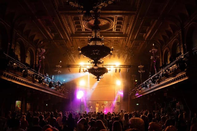Nightclub at Kammarsalen featuring heritage architecture for awards galas and corporate concerts.