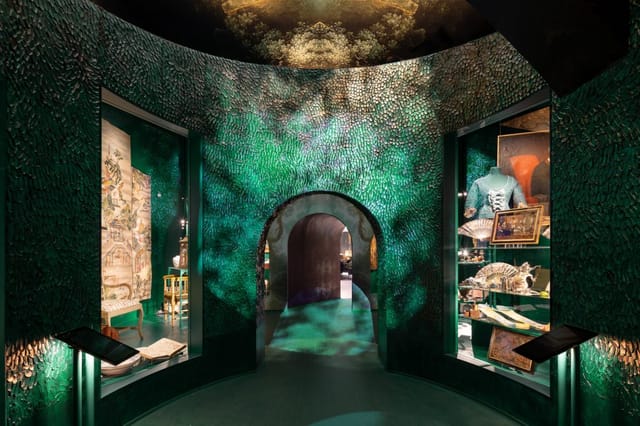 Nordiska museet gallery with curved architecture for brand activations and evening receptions.