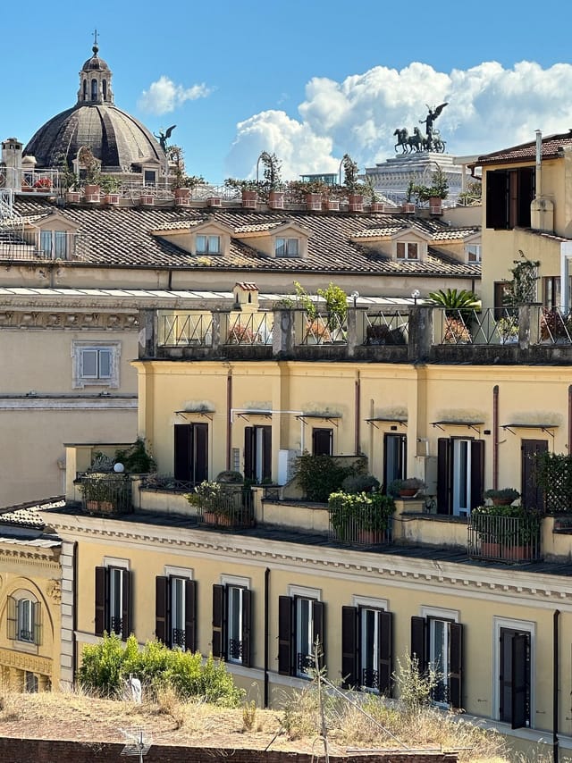 Rooftop terrace at The Vista Rooms, ideal for exclusive sunset receptions and small-group events.