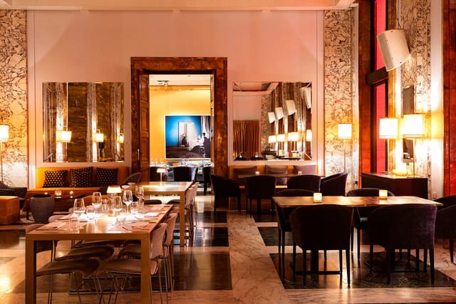 Chorus Cafè Auditorium Conciliazione: elegant marble venue for corporate events and receptions.