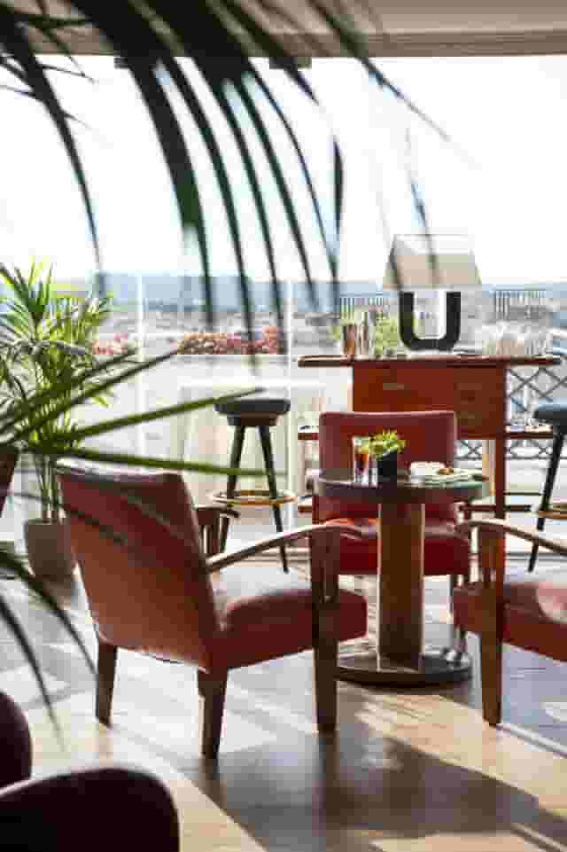 Rooftop lounge