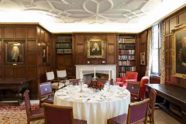 Prince's Room Middle Temple event dining