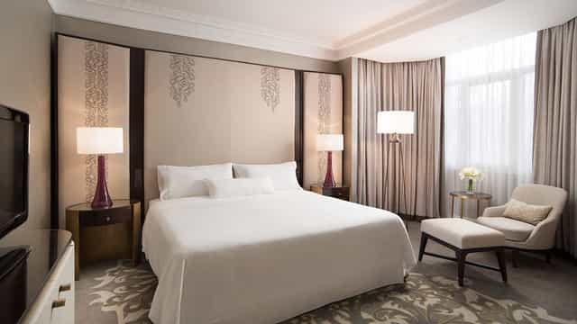Luxury hotel suite for VIP executive event planning at The Palace, San Francisco.