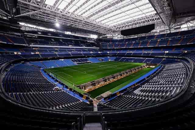 Presidential Box at Santiago Bernabéu Stadium for large-scale corporate events and keynotes.