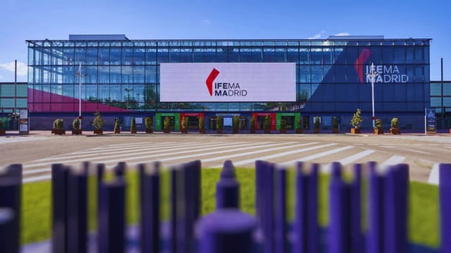 Exterior of IFEMA Madrid exhibition centre for large-scale international events.