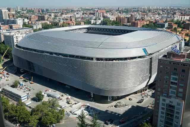 El Estadio Santiago Bernabéu ...