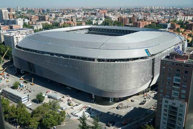 El Estadio Santiago Bernabéu ...