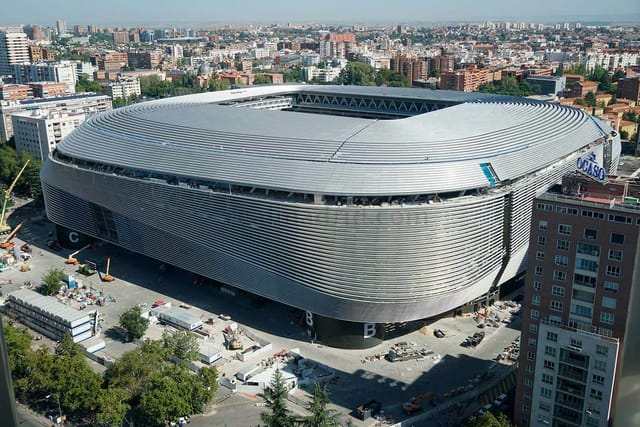 El Estadio Santiago Bernabéu ...