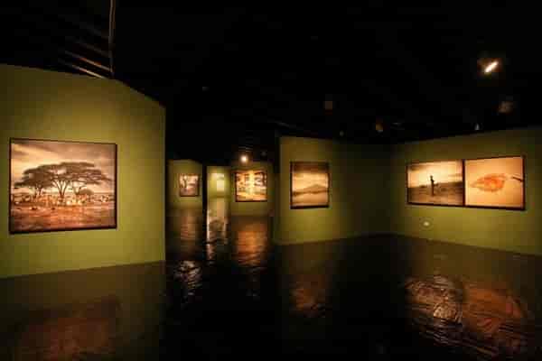 Exhibition Hall at Fernán Gómez: Gallery-style experiential event space with modular layout.