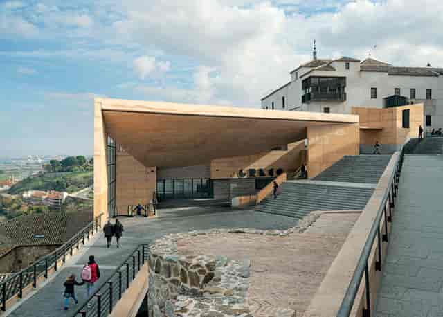 El Greco Conference Center auditorium, historic-modern architecture for brand activations, receptions.