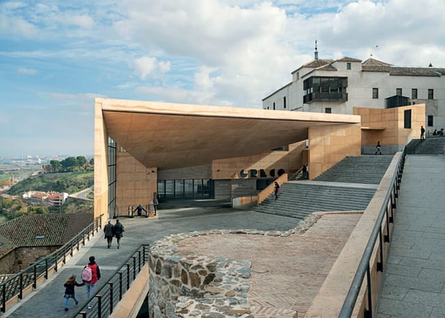 El Greco Conference Center auditorium, historic-modern architecture for brand activations, receptions.