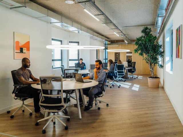 Modern private coworking office at ZuriCenter for focused remote work and professional productivity.