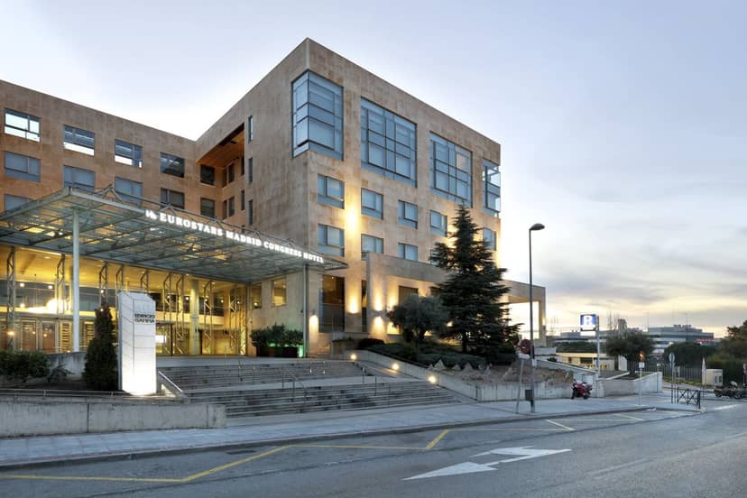 Eurostars Madrid Congress function room for corporate events and professional business meetings.