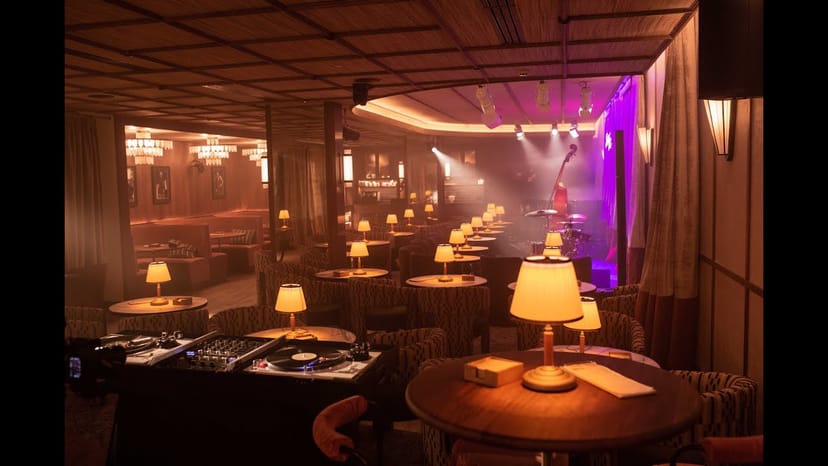 Recoletos Jazz Madrid lounge for premium networking receptions and corporate product launches.