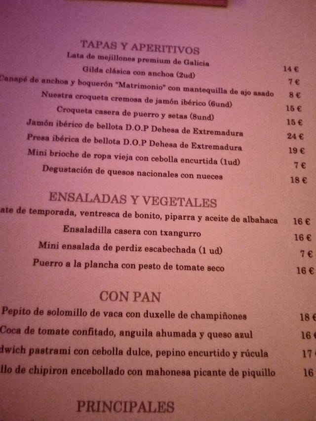 Recoletos Jazz Madrid menu: upscale dining for exclusive private events and corporate catering.