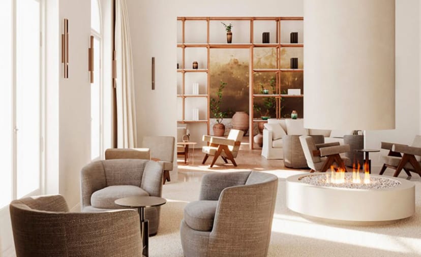 Sophisticated Club Monteverdi VIP breakout space for executive networking and corporate meetings.