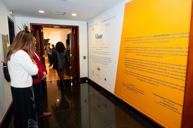 Galleria Spazio Veneziano: narrative branding wall for corporate events and conference pre-functions.