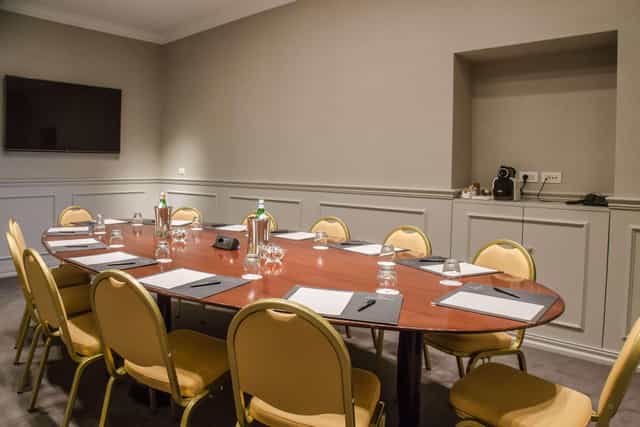Boardroom in Meeting Room 3, Worldhotel Cristoforo Colombo, ideal for executive meetings and events.