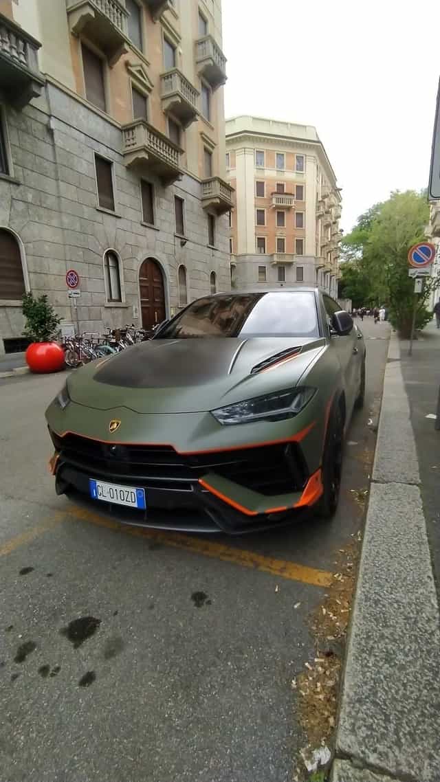 Luxury car displayed at Studios Borgonuovo Uno for high-impact brand activation or incentive event.