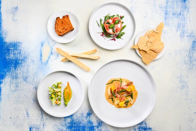 Terrazza Gallia plated menu for VIP gala dinner and refined corporate tasting.