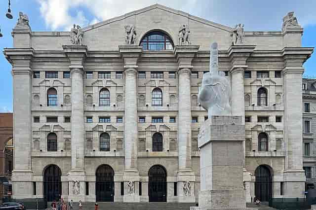 Palazzo Mezzanotte venue featuring avant-garde art for corporate events and brand activations.