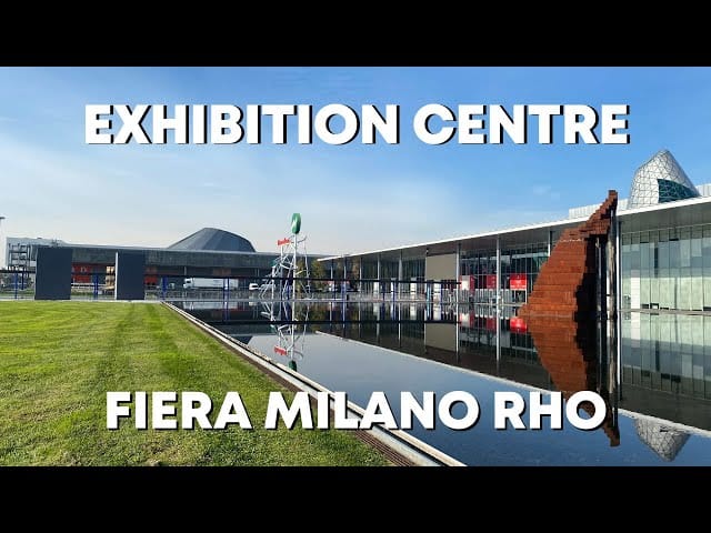 Modern Fiera Milano Exhibition Hall interior for international trade shows and corporate events.