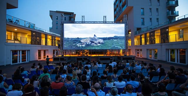 Outdoor movie theater