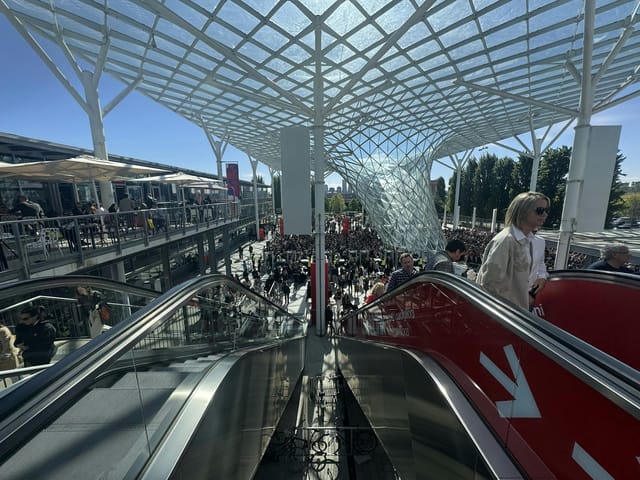 Fiera Milano live music arena with modern architecture for large-scale concerts and exhibitions.