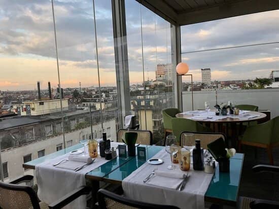 Terrazza12 rooftop lounge with city views, ideal for corporate dinner and networking events.