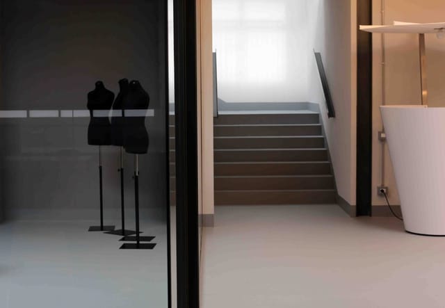 Accademia Costume & Moda breakout area with central pedestal for corporate event venue.