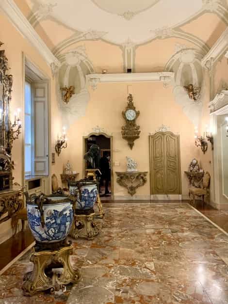 Golden Room at Poldi Pezzoli Museum: historic venue for VIP receptions and board meetings.