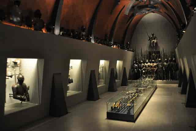 Armory at Poldi Pezzoli Museum with historic architecture for exclusive evening reception events.