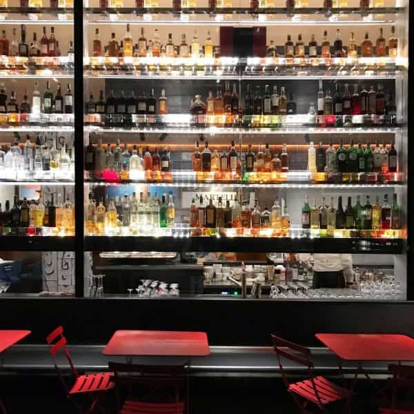 Ristorante Torre bar at Fondazione Prada, professional cocktail station for luxury event catering.