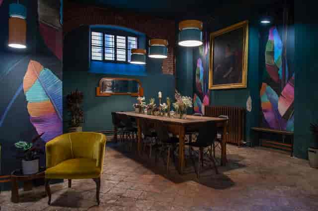 Sala Duchessa atmospheric breakout space for VIP dinners and creative strategy sessions.