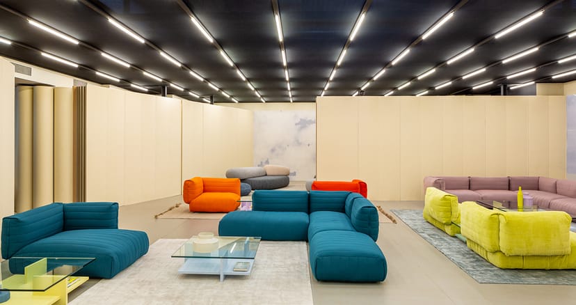 More than reels - Milan Showroom - Moroso