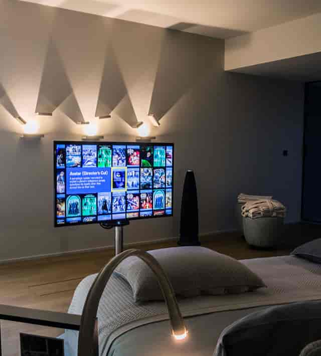 Modern private cinema room in ON House Milano for premium incentive travel and corporate events.