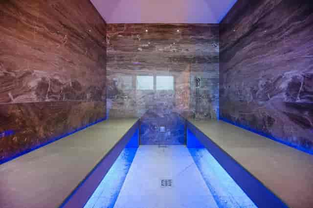 Luxury steam room at Art Hotel Navigli, ideal for executive retreats and incentive travel.