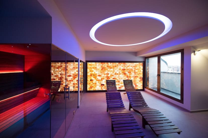 Wellness Center at Art Hotel Navigli: atmospheric design for luxury wellness retreats and incentives.