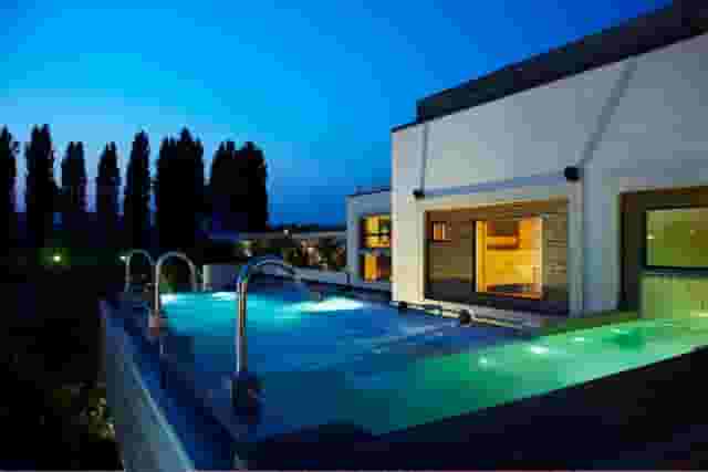 Olympic-size open-air pool