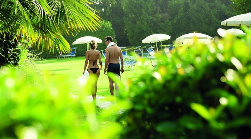 Olympic-size outdoor pool at Aspria Harbour Club Milan for executive retreats and incentive travel.