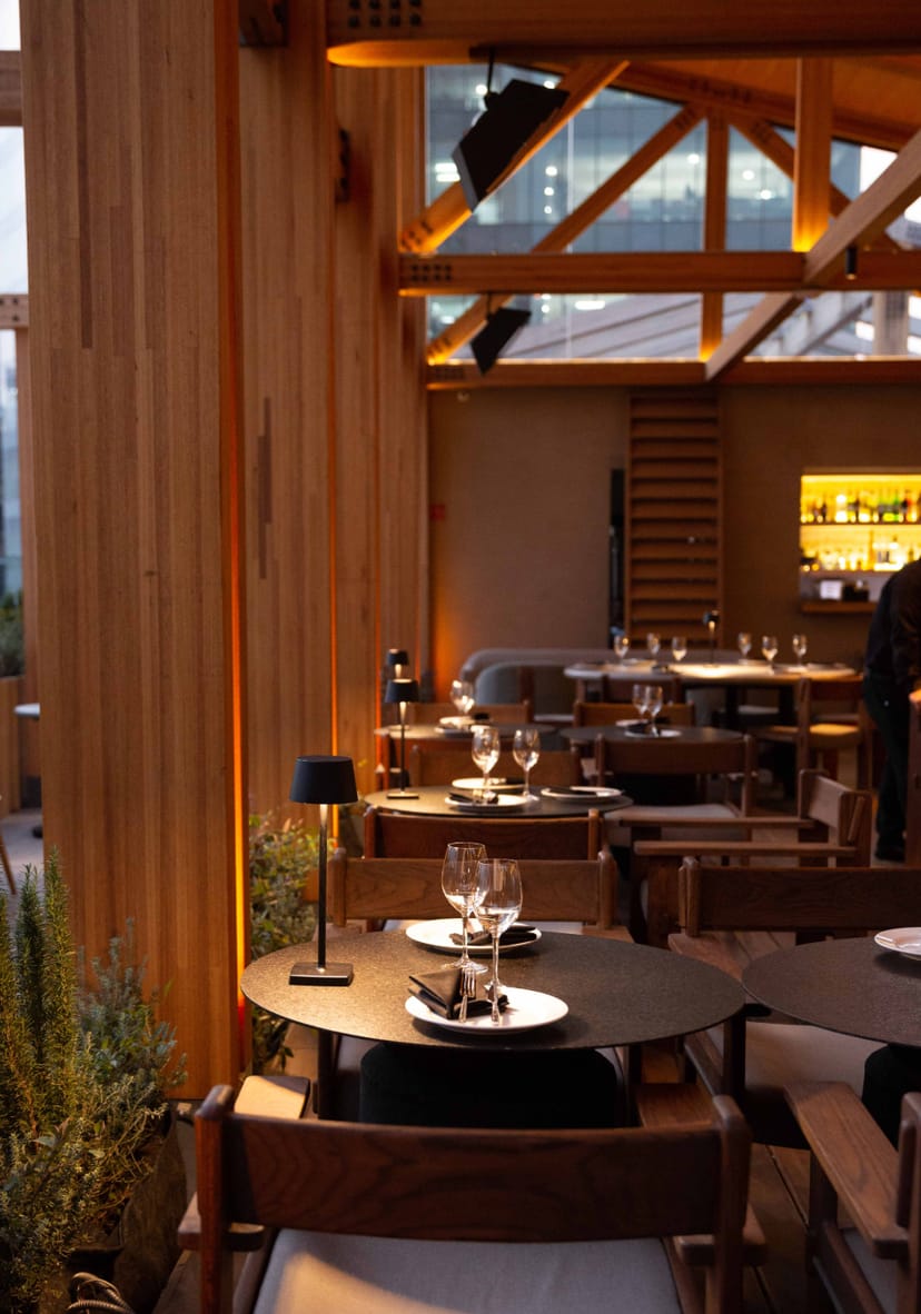 Exclusive hire at Salazar: upscale VIP dinner setting for executive networking events.