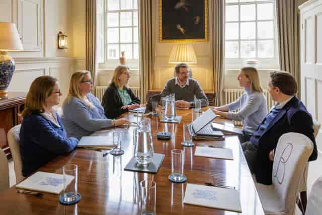 Historic Badminton Estate boardroom for executive meetings and corporate events.
