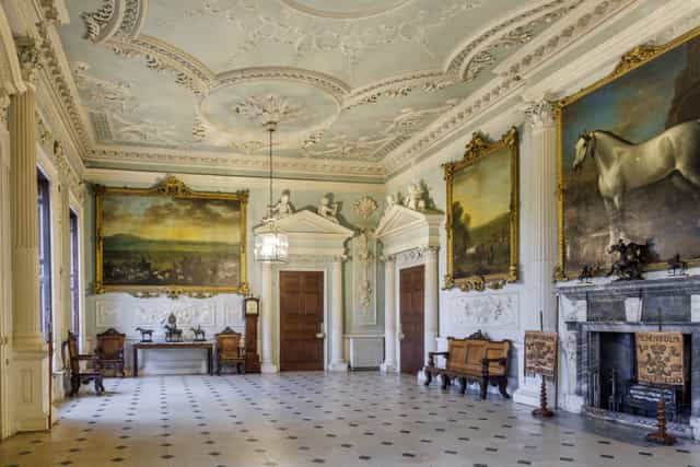Historic North Hall at Badminton Estate for luxury gala dinners and corporate events.