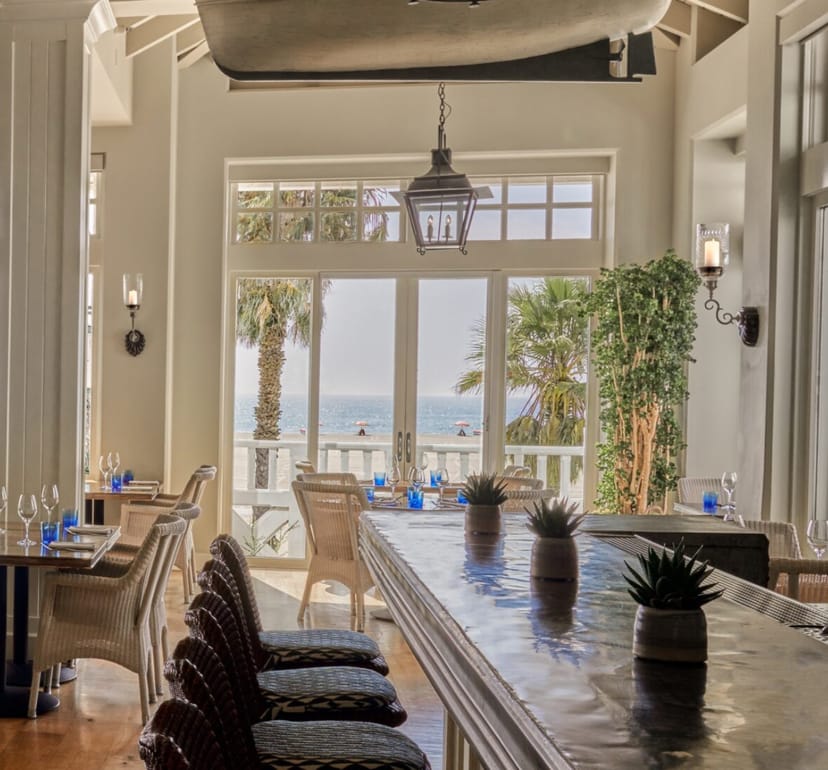One Pico at Shutters on the Beach: bright coastal venue for corporate brunch and networking.