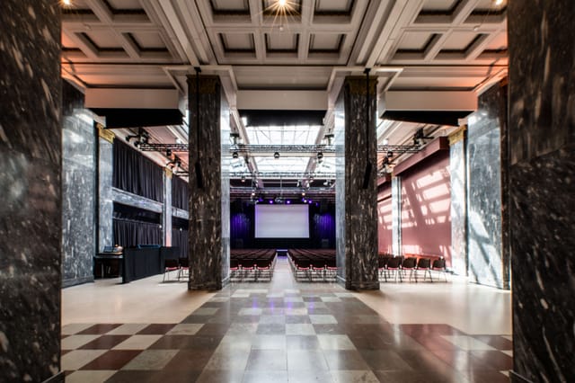 Sentralen Marmorsalen corporate event venue, adaptable architecture