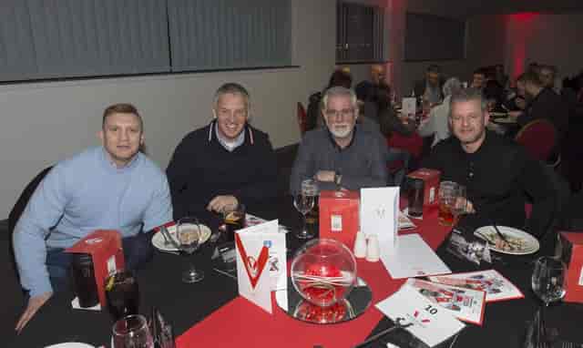 PSD 1873 Lounge corporate banquet setup with branded centerpieces for business event meetings.